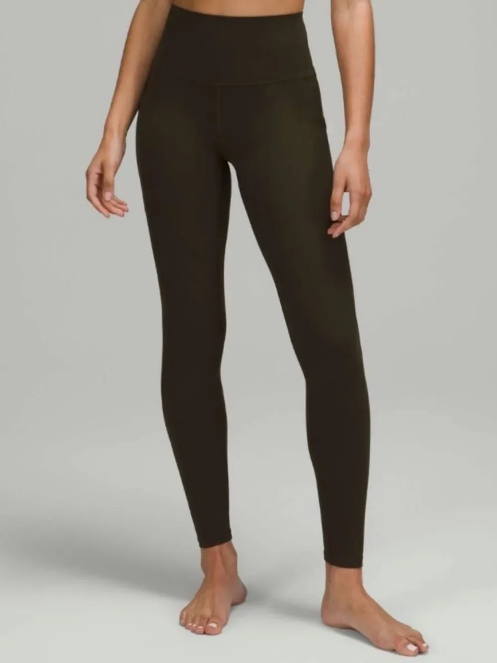 Lululemon Align High Rise Pocket Legging Dark Olive Green Womens 2